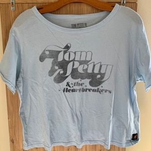 Free people vintage band tee crop